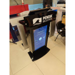 Dijital Kürsü 6254 Model Siyah Pleksi 